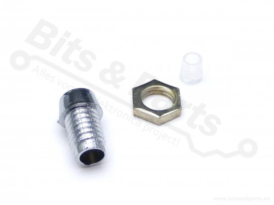 LED fitting/armatuur  3mm metaal chrome